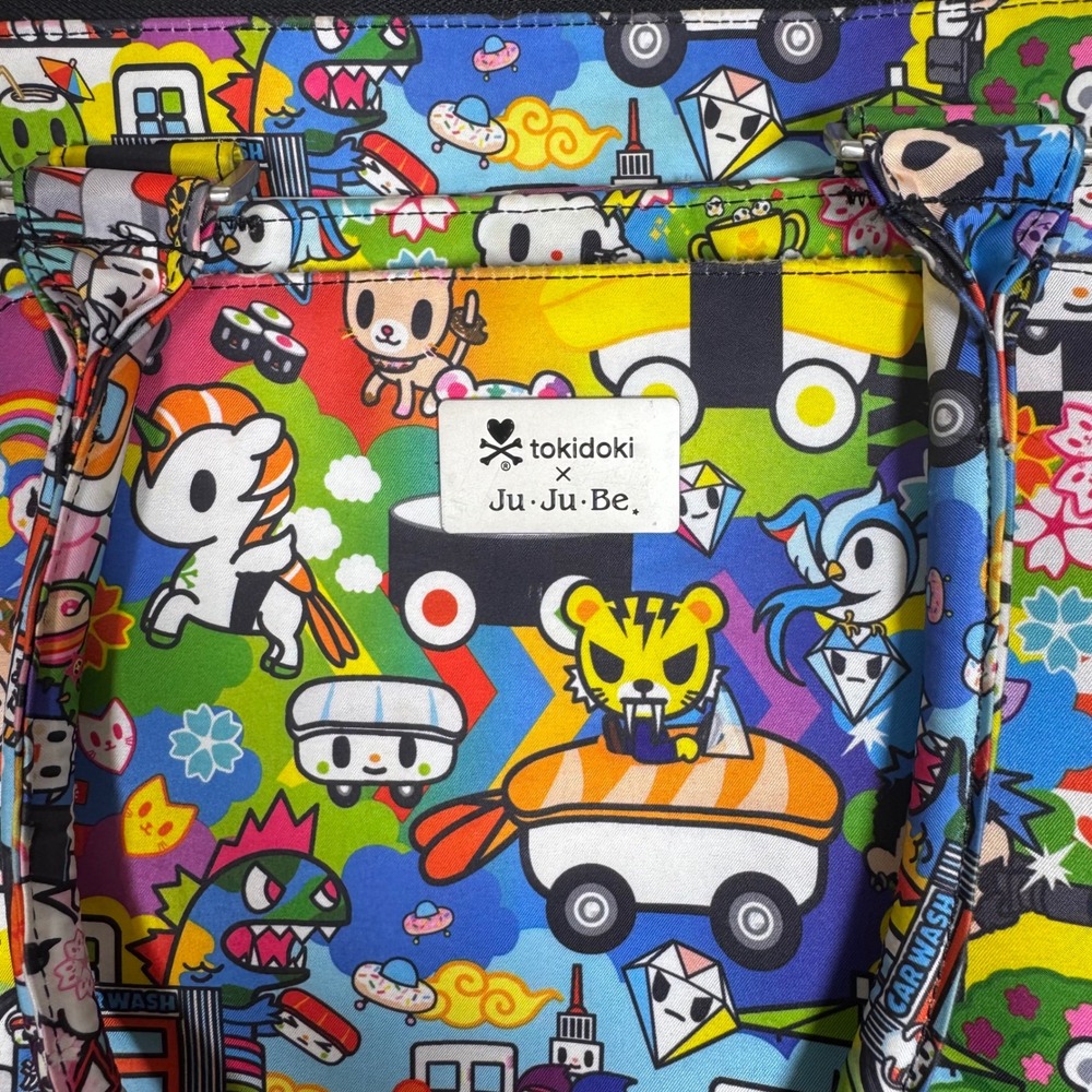 Tokidoki x Ju-Ju-Be Be Classy Sushi Cars Tote Satchel Diaper Bag Purse Kawaii - Picture 8 of 12